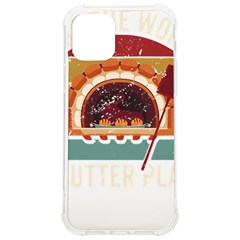 Bread Baking T- Shirt Funny Bread Baking Baker Bake The World A Butter Place T- Shirt (1) Iphone 12/12 Pro Tpu Uv Print Case by JamesGoode