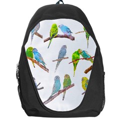 Parakeet T-shirtlots Of Colorful Parakeets - Cute Little Birds T-shirt Backpack Bag by EnriqueJohnson
