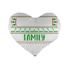 Faulkner Family Christmas T- Shirt Legend Faulkner Family Christmas T- Shirt Standard 16  Premium Flano Heart Shape Cushions by ZUXUMI