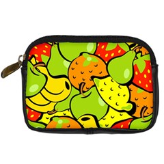Fruit Food Wallpaper Digital Camera Leather Case