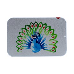 Peacock T-shirtsteal Your Heart Peacock 203 T-shirt Open Lid Metal Box (silver)   by EnriqueJohnson