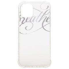 Breathe T- Shirt Breathe In Silver T- Shirt (1) Iphone 12/12 Pro Tpu Uv Print Case by JamesGoode