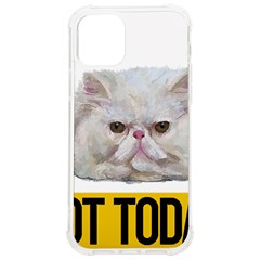 Persian Cat T-shirtnope Not Today Persian Cat 27 T-shirt Iphone 12/12 Pro Tpu Uv Print Case by EnriqueJohnson
