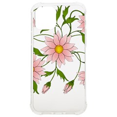 Flowers Illustration T- Shirtflowers T- Shirt (2) Iphone 12/12 Pro Tpu Uv Print Case by ZUXUMI