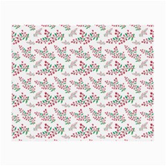 Christmas Shading Festivals Floral Pattern Small Glasses Cloth by Sarkoni