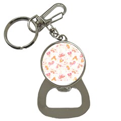 Butterfly T- Shirt Butterflies And Moths Pattern T- Shirt Bottle Opener Key Chain by EnriqueJohnson