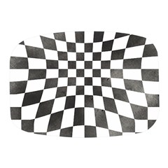 Checkerboard T- Shirt Watercolor Psychedelic Checkerboard T- Shirt Mini Square Pill Box by EnriqueJohnson
