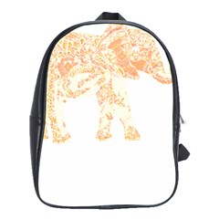 Elephant Lover T- Shirtelephant T- Shirt School Bag (large) by EnriqueJohnson