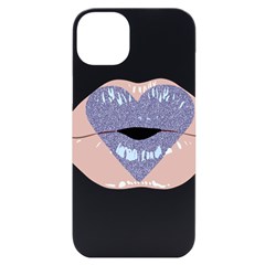 Lips -18 Iphone 14 Plus Black Uv Print Case by SychEva