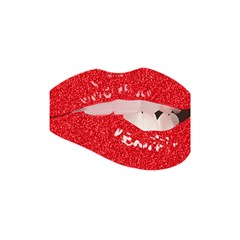 Lips -25 Shower Curtain 48  X 72  (small)  by SychEva