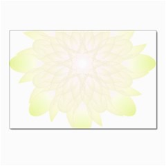 Flower Design T- Shirt Beautiful White And Yellow Artistic Flower T- Shirt Postcards 5  X 7  (pkg Of 10) by EnriqueJohnson