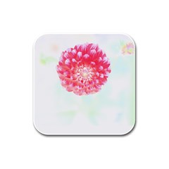 Flower T- Shirtflower T- Shirt Rubber Square Coaster (4 Pack) by EnriqueJohnson