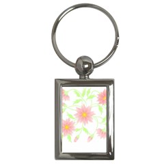Flowers Lover T- Shirtflowers T- Shirt (5) Key Chain (rectangle) by EnriqueJohnson
