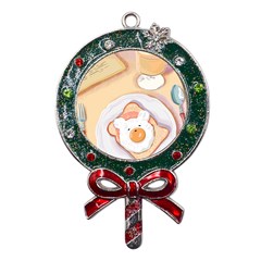 ??????? Metal X mas Lollipop With Crystal Ornament by SychEva