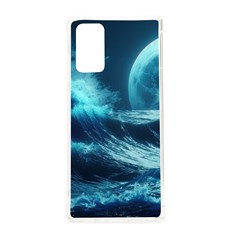 Moonlight High Tide Storm Tsunami Waves Ocean Sea Samsung Galaxy Note 20 Tpu Uv Case