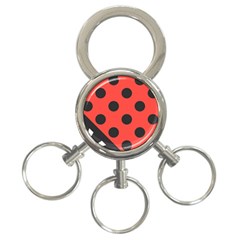 Abstract-bug-cubism-flat-insect 3-ring Key Chain by Ket1n9
