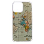 Vintage World Map iPhone 13 Pro Max TPU UV Print Case