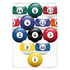 Racked Billiard Pool Balls Removable Flap Cover (l) by Ket1n9