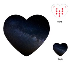 Cosmos-dark-hd-wallpaper-milky-way Playing Cards Single Design (heart) by Ket1n9