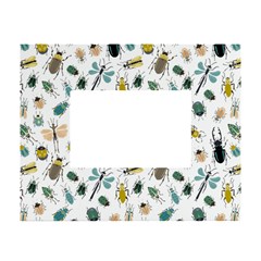 Insect Animal Pattern White Tabletop Photo Frame 4 x6 
