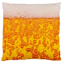Beer Alcohol Drink Drinks Large Premium Plush Fleece Cushion Case (one Side) by Ket1n9