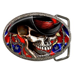 Confederate Flag Usa America United States Csa Civil War Rebel Dixie Military Poster Skull Belt Buckles by Ket1n9