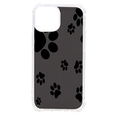 Dog-foodprint Paw Prints Seamless Background And Pattern Iphone 13 Mini Tpu Uv Print Case by Ket1n9