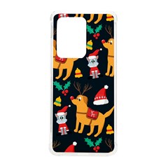 Funny Christmas Pattern Background Samsung Galaxy S20 Ultra 6 9 Inch Tpu Uv Case by Ket1n9