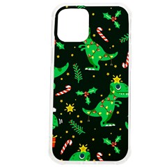 Christmas Funny Pattern Dinosaurs Iphone 12 Pro Max Tpu Uv Print Case