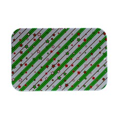 Christmas Paper Stars Pattern Texture Background Colorful Colors Seamless Open Lid Metal Box (silver)   by Ket1n9
