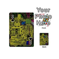 Technology Circuit Board Playing Cards 54 Designs (mini) by Ket1n9
