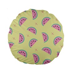 Watermelon Wallpapers  Creative Illustration And Patterns Standard 15  Premium Flano Round Cushions by Ket1n9