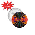 Casanova Abstract Art-colors Cool Druffix Flower Freaky Trippy 1.75  Buttons (100 pack) 