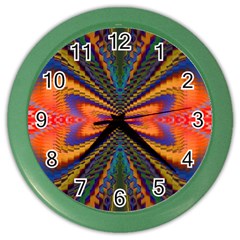 Casanova Abstract Art-colors Cool Druffix Flower Freaky Trippy Color Wall Clock by Ket1n9