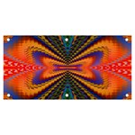 Casanova Abstract Art-colors Cool Druffix Flower Freaky Trippy Banner and Sign 6  x 3 