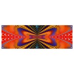 Casanova Abstract Art-colors Cool Druffix Flower Freaky Trippy Banner and Sign 12  x 4 