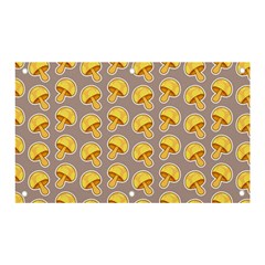 Yellow-mushroom-pattern Banner And Sign 5  X 3  by Ket1n9