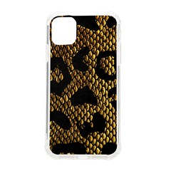 Metallic Snake Skin Pattern Iphone 11 Tpu Uv Print Case by Ket1n9