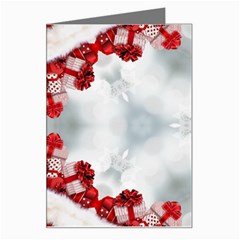 Christmas-background-tile-gifts Greeting Card by Grandong