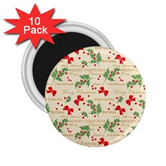Christmas-paper-scrapbooking-- 2 25  Magnets (10 Pack)  by Grandong
