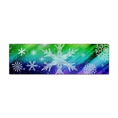 Christmas-snowflake-background Sticker Bumper (10 Pack) by Grandong