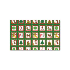 Christmas-paper-christmas-pattern Sticker Rectangular (10 Pack) by Grandong