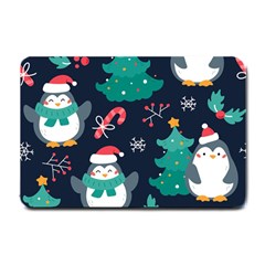 Colorful-funny-christmas-pattern      - Small Doormat by Grandong