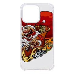 Funny Santa Claus Christmas Iphone 13 Pro Tpu Uv Print Case by Grandong