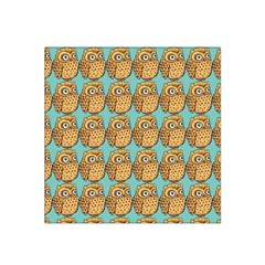 Owl-pattern-background Satin Bandana Scarf 22  X 22  by Grandong