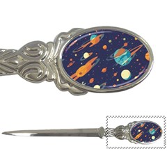 Space Galaxy Planet Universe Stars Night Fantasy Letter Opener by Grandong
