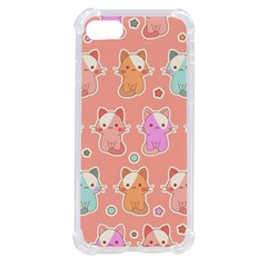 Cute Kawaii Kittens Seamless Pattern Iphone Se by Grandong
