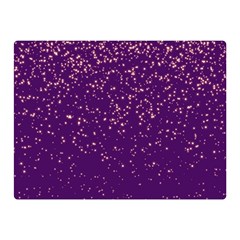 Purple Glittery Backdrop Scrapbooking Sparkle Two Sides Premium Plush Fleece Blanket (mini) by Vaneshop