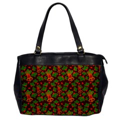 Template Christmas Pattern Oversize Office Handbag by Pakjumat