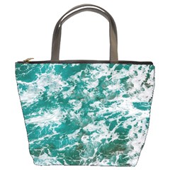 Blue Ocean Waves 2 Bucket Bag by Jack14
